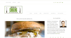 Desktop Screenshot of keviniscooking.com